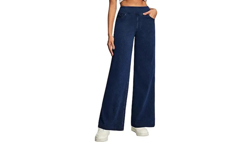 high waist baggy denim