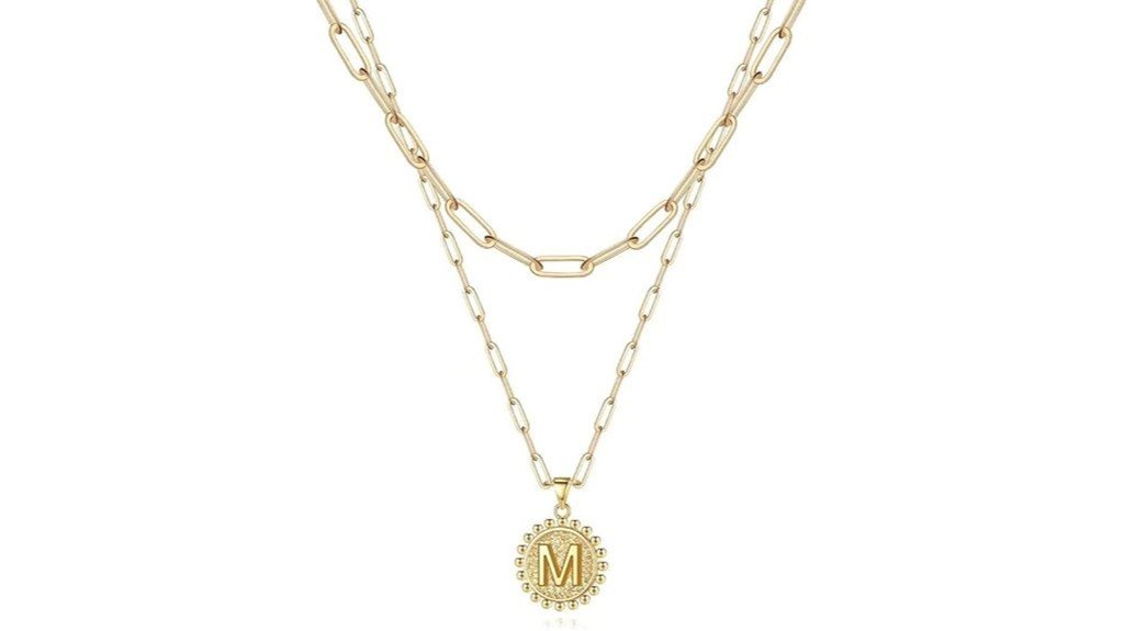 layered steel necklace style