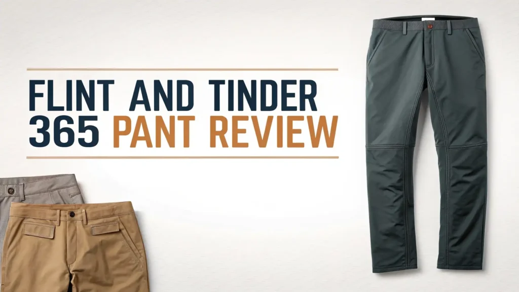 Flint and Tinder 365 Pant Review: Comfortable Travel Pants