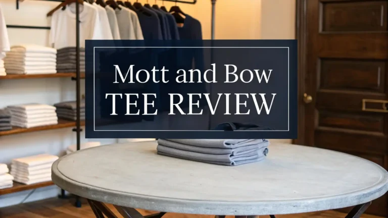 Mott And Bow Tee Review 2026: Should You Buy This?